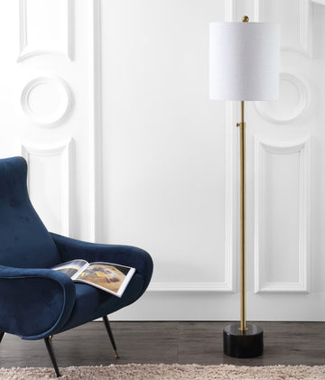 Crosby 66" Adjustable Height Metal LED Floor Lamp - JONATHAN Y